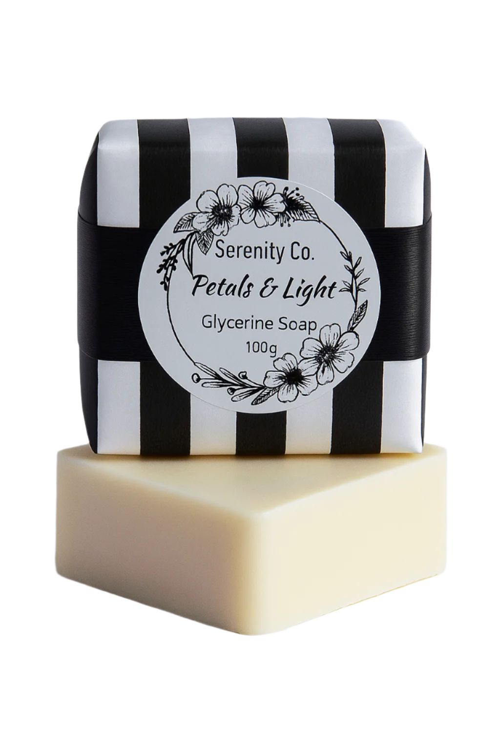 Petals & Light Handcrafted Glycerine Botanical Soap 100g